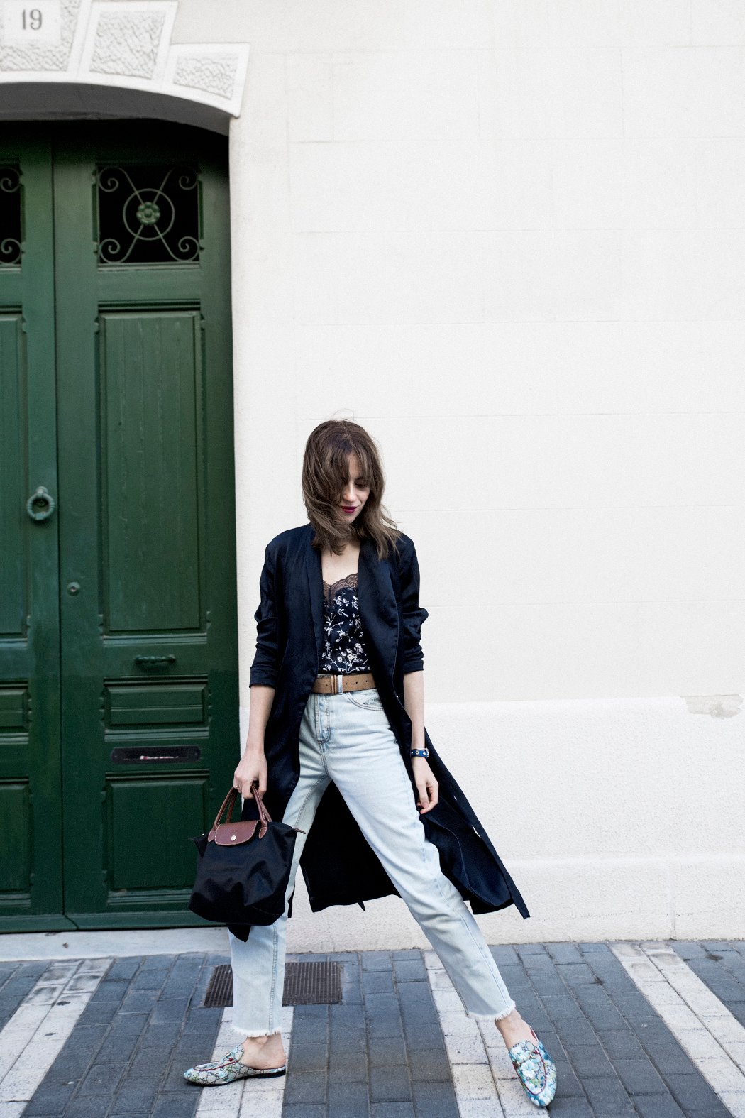 saten-pijama-longchamp-gucci-,ules-flower-streetstyle-mumjeans-1