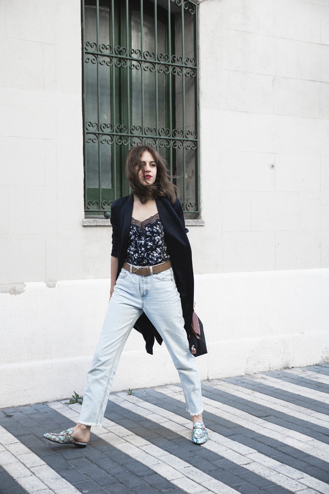 saten-pijama-longchamp-gucci-,ules-flower-streetstyle-mumjeans-5