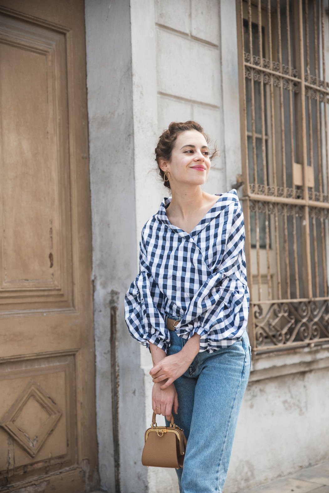cuadros-vichy-camisa-coosy-mumjeans-loafers-mules-christiandior-bag-bolso-trenza-1
