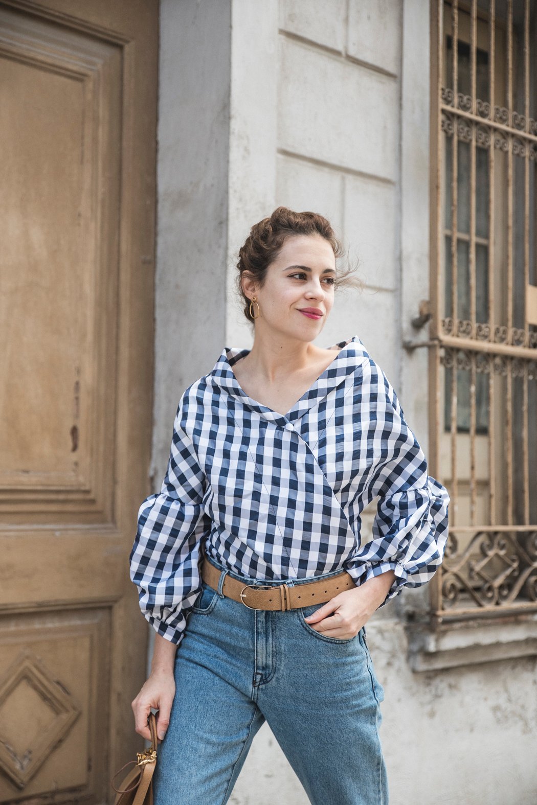 cuadros-vichy-camisa-coosy-mumjeans-loafers-mules-christiandior-bag-bolso-trenza-2