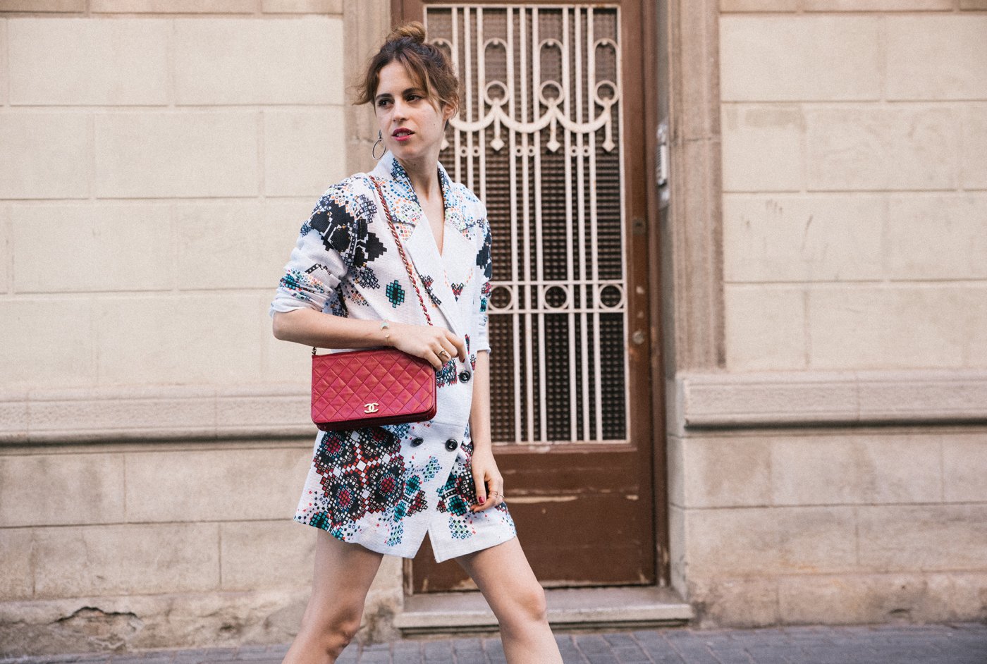 Custo_Barcelona-Chanel_bag-Mango_Shoes- Blazer_dress-11