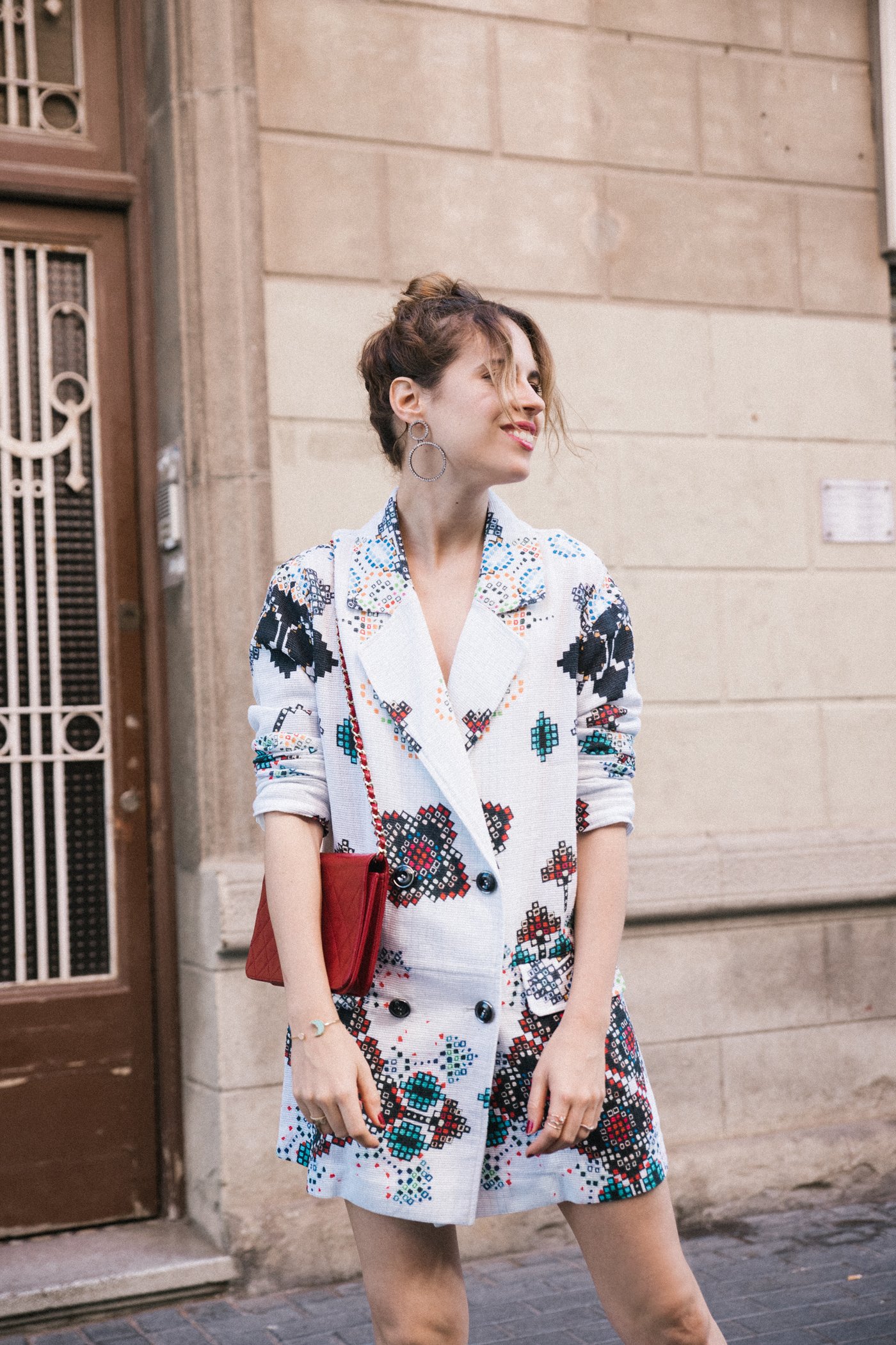 Custo_Barcelona-Chanel_bag-Mango_Shoes- Blazer_dress-12