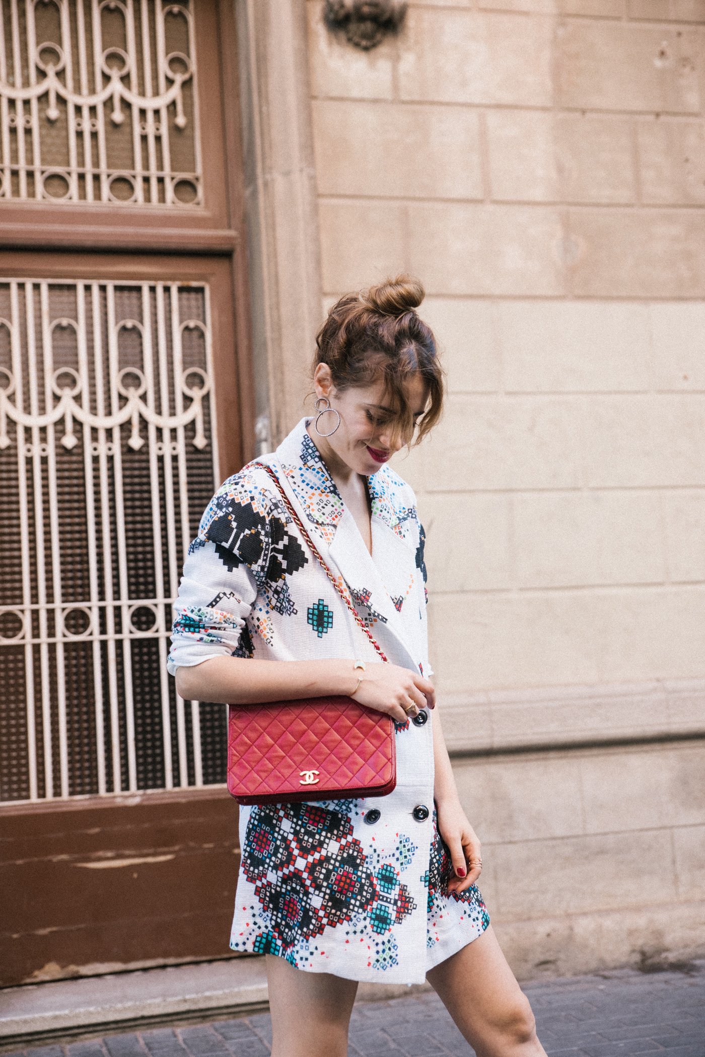 Custo_Barcelona-Chanel_bag-Mango_Shoes- Blazer_dress-14