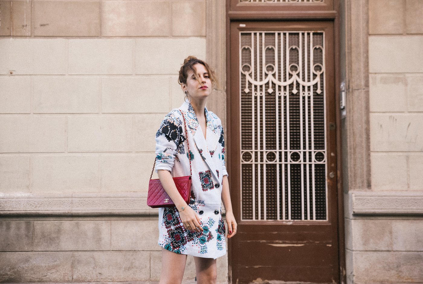 Custo_Barcelona-Chanel_bag-Mango_Shoes- Blazer_dress-9
