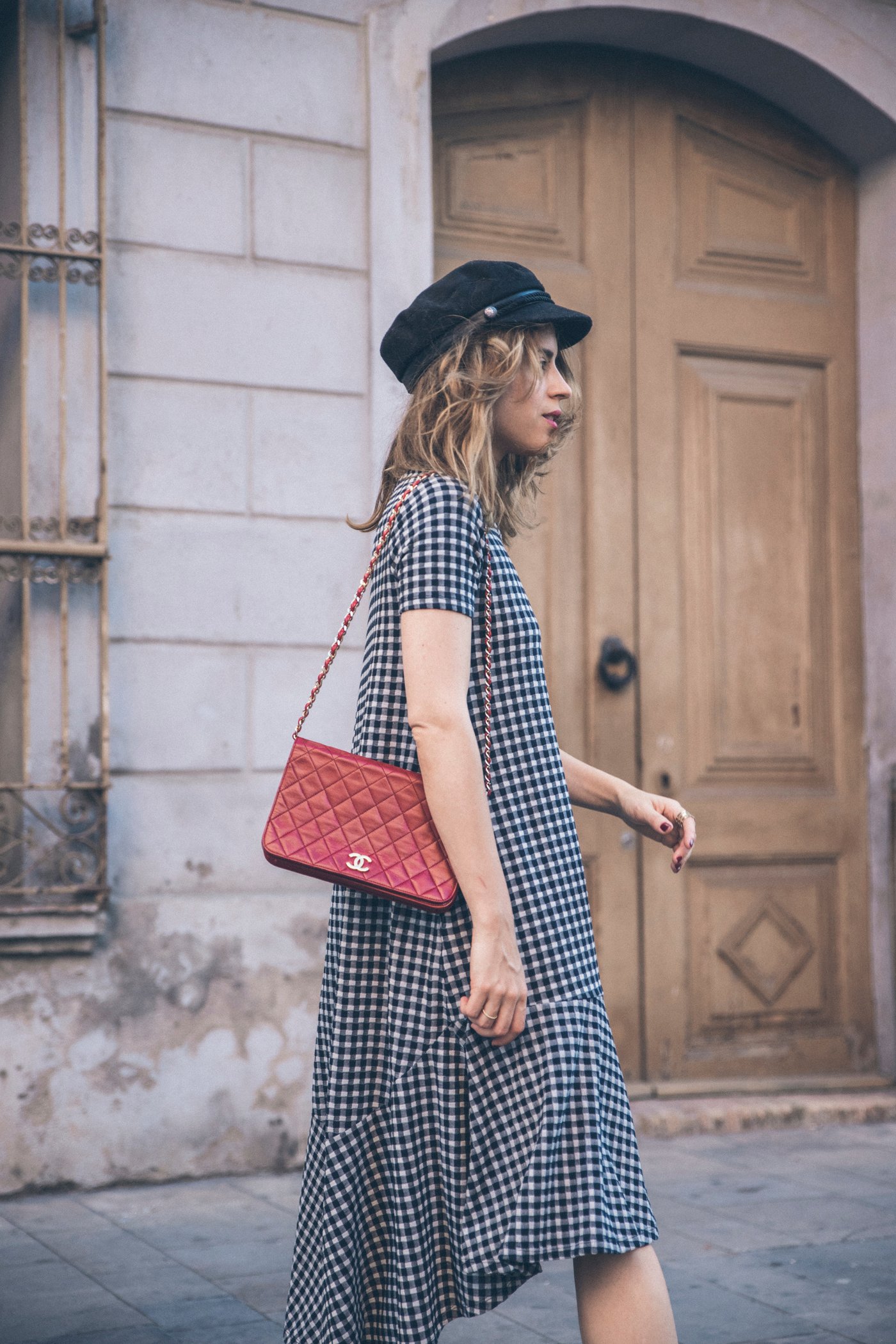 cuadros_vichy-vestido_Zara-Gucci_Slipper_Princetown-chanel-bag-street_style-12