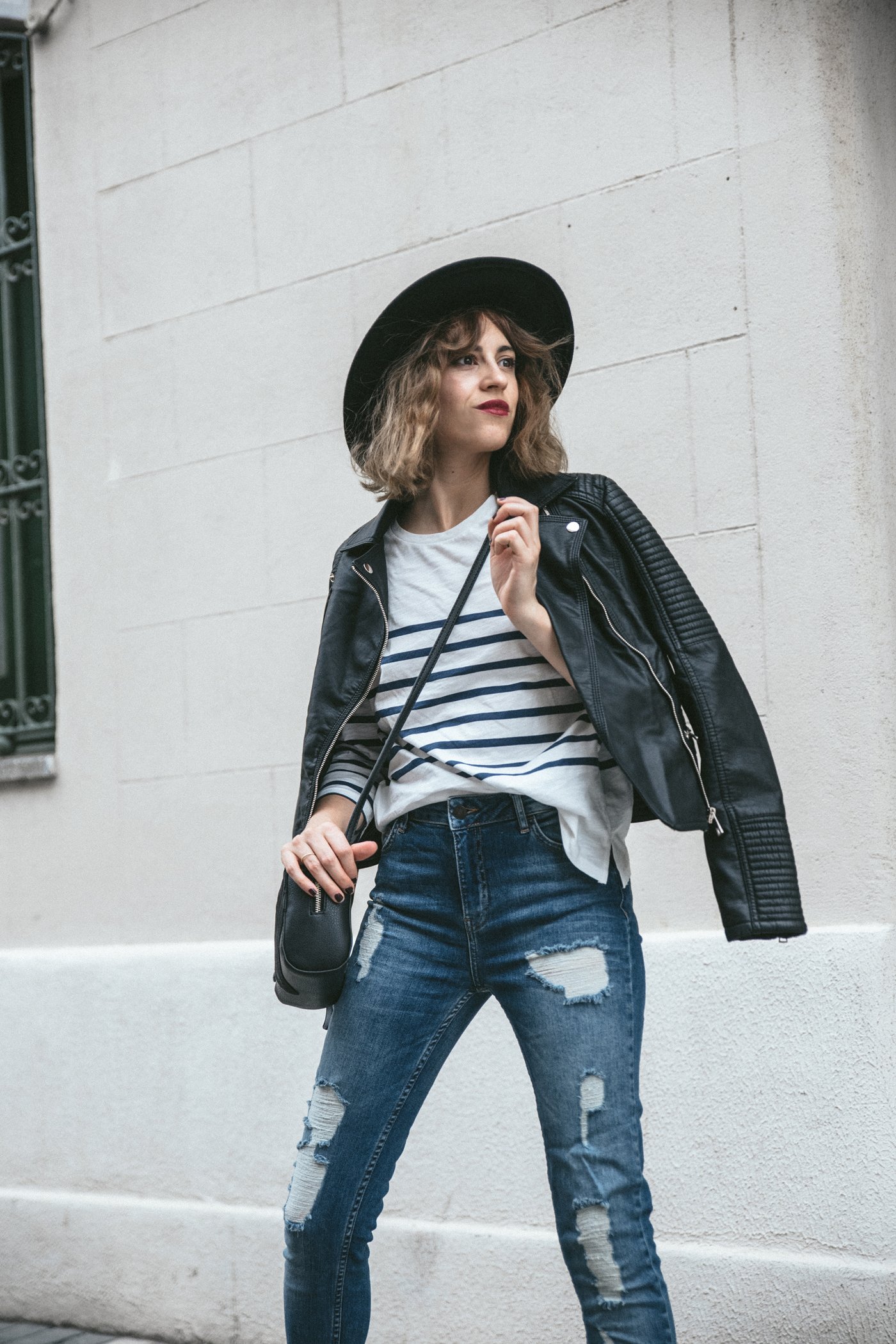 dansvogue pimkie sorteo denim biker streetstyle autumn winter sneakers zapatillas denim jeans vaqueros 5