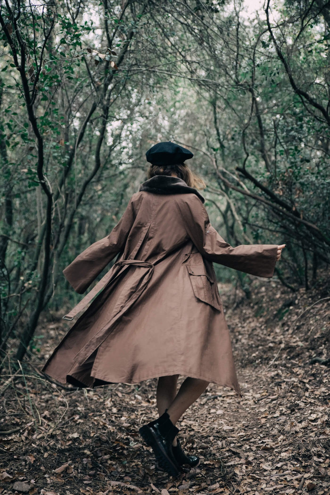 dansvogue el corte inlges parka falda abotonada boina 10