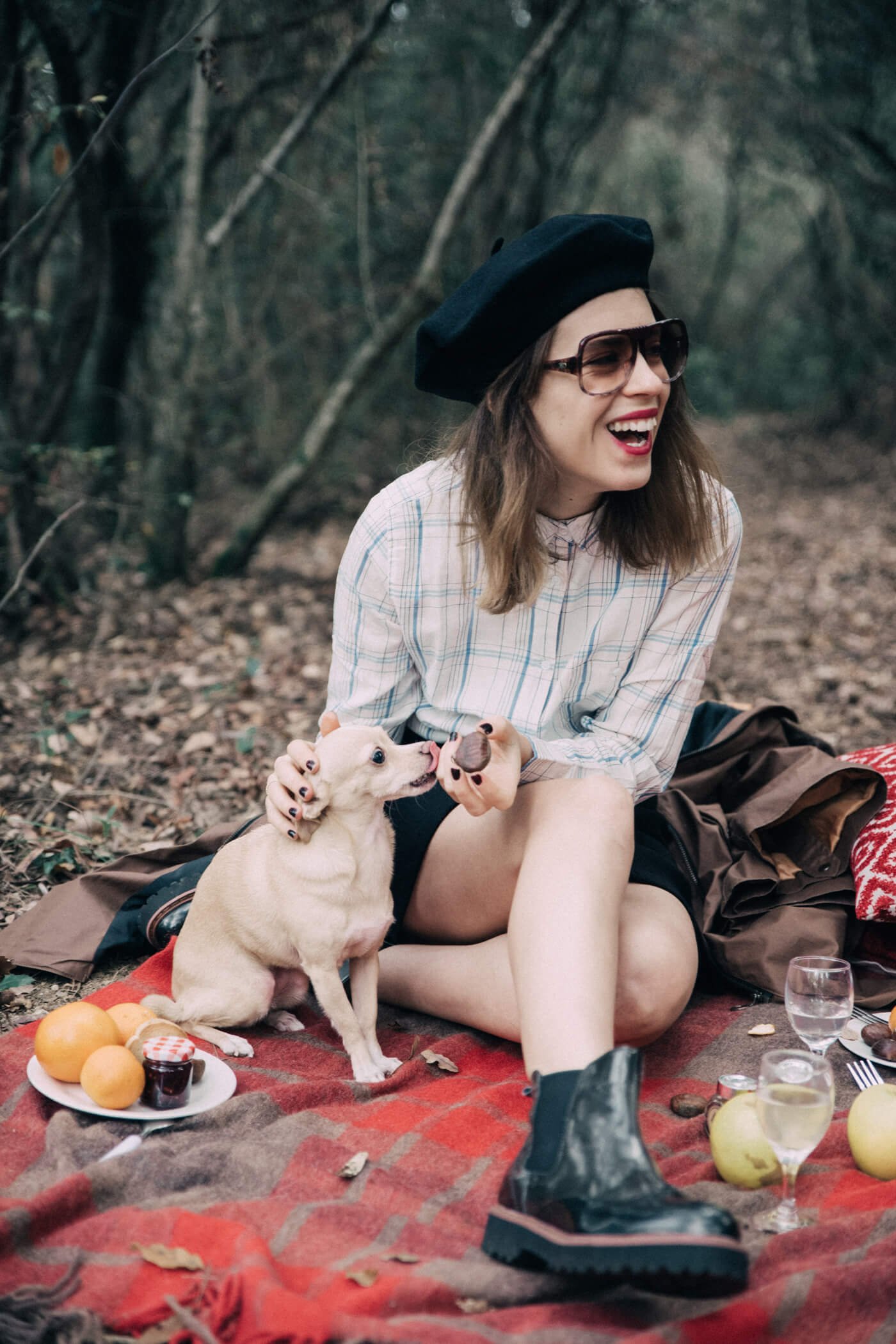 dansvogue el corte inlges parka falda abotonada boina 4