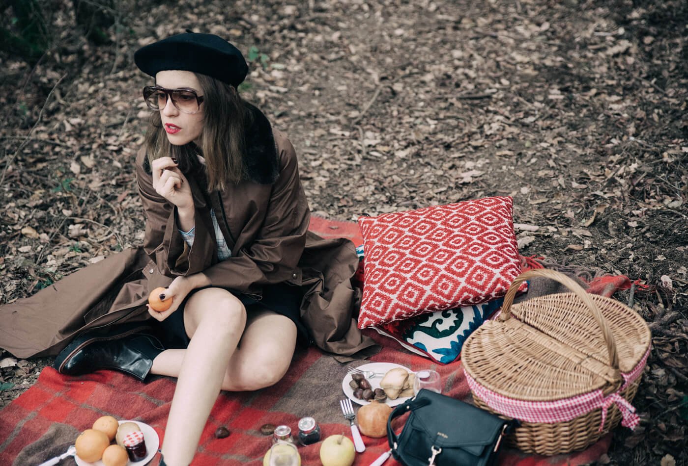 dansvogue el corte inlges parka falda abotonada boina 9