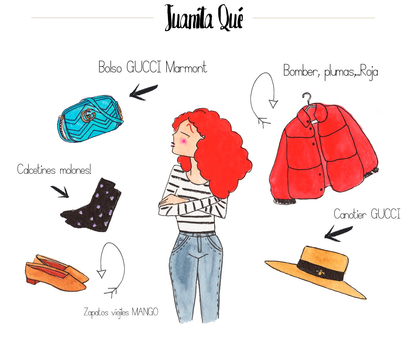 dansvogue dessinetas juanita que ilustration gucci bag bomber