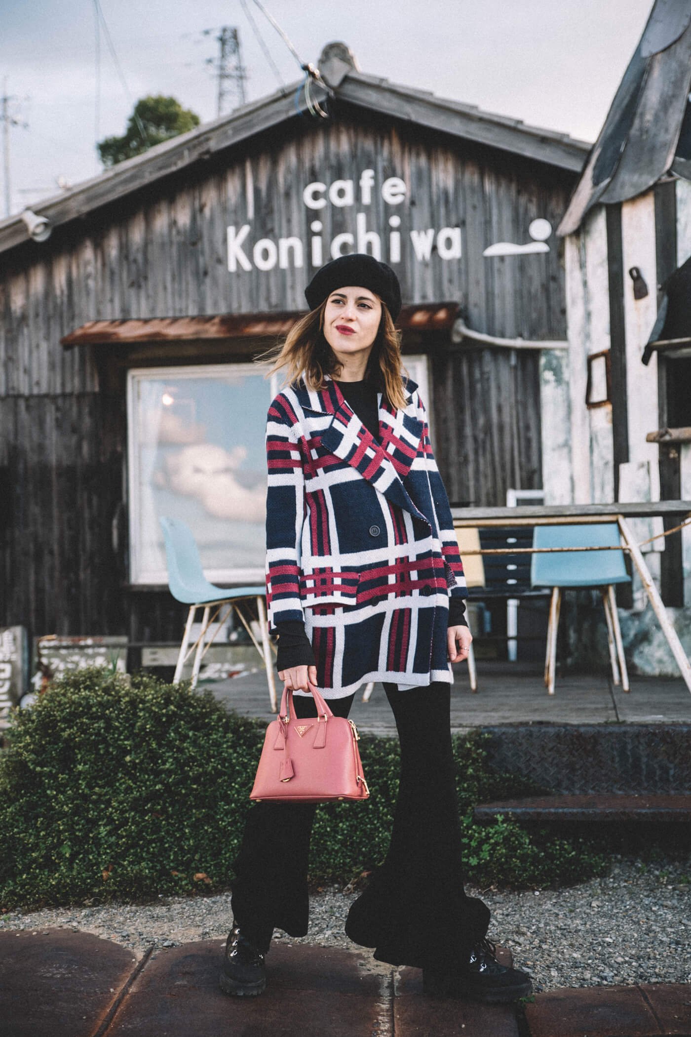 dansvogue japan naoshima cardigan parfois boina Wool Beret Hat 7