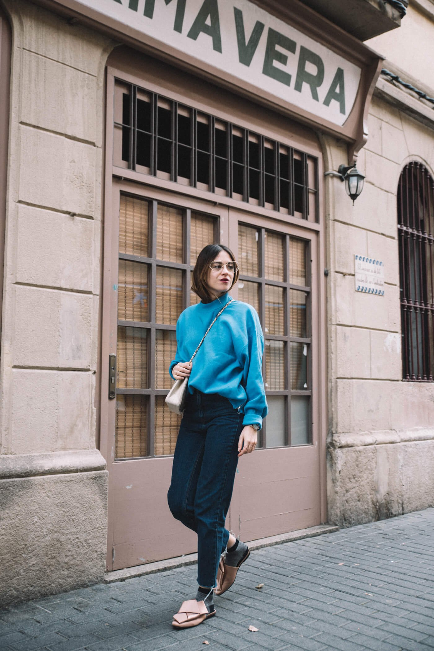 dansvogue gafas dior sudadera azul zara cluse vintage chanel hm conscious 6